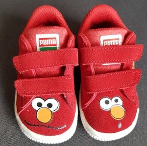 Kids Puma Suede Sesame Str Elmo